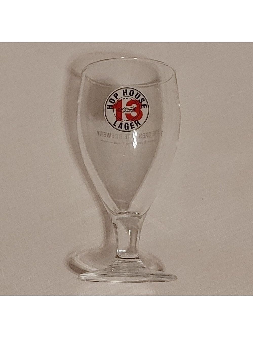 GUINNESS Hop House 13 Glass HALF Pint Chalice Glass